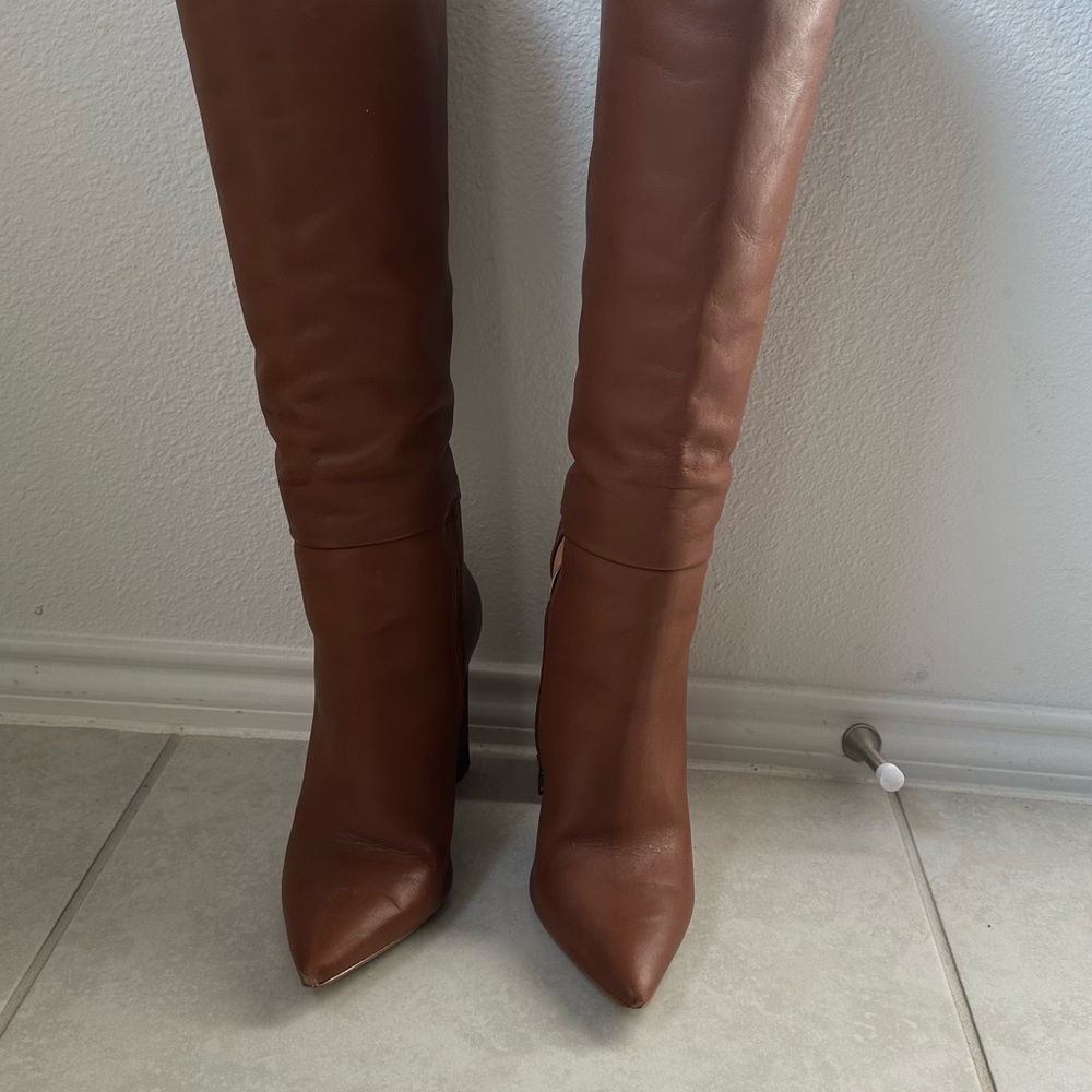 Steve Madden Brown Heeled Boots